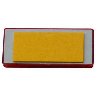 Rckstrahler rot, 69 x 31,5 mm, mit Klebefolie